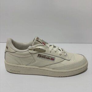 Reebok Women’s Club C 85 White Sneakers, Size 7.5 M